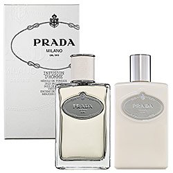Prada Infusion d'Homme for Men Gift Set - 3.4 oz EDT Spray + 3.4 oz Aftershave Balm ( Men's Fragance Set) รูปที่ 1
