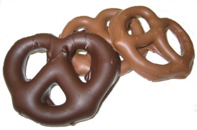 Fab Stripe Pretzel Twist Gift Box 8 oz, Milk Chocolate ( Olde Naples Chocolate Chocolate Gifts ) รูปที่ 3