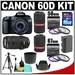 รูปย่อ Review Canon EOS 60D Digital SLR Camera with EF-S 18-135mm IS USM Lens & 70-300mm IS USM Lens + 16GB Card + Battery + 2 UV/FLD/CPL Filter Sets + Tripod + Lens Case + Accessory Kit รูปที่1