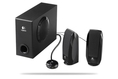 Logitech S-220 - 2.1-channel PC multimedia speaker system - 17 Watt (total) - black ( Logitech Computer Speaker )