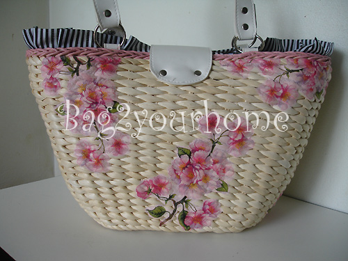 กระเป๋า Decoupage ลายซากุระ +++พร้อมส่ง+++ รูปที่ 4