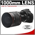 Vivitar 500mm f/6.3 Series 1 Multi-Coated Mirror Lens with 2x Teleconverter (=1000mm) for Nikon D40, D60, D90, D300, D300s, D3, D3x, D7000, D3000, D3100, D3s & D5000 Digital SLR Cameras ( Vivitar Len )
