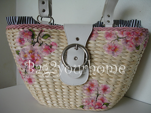 กระเป๋า Decoupage ลายซากุระ +++พร้อมส่ง+++ รูปที่ 3