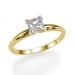 รูปย่อ 0.40Ct Certified Diamond Engagement Ring on 18k Y.Gold ( Diamonds Boulevard ring ) รูปที่4