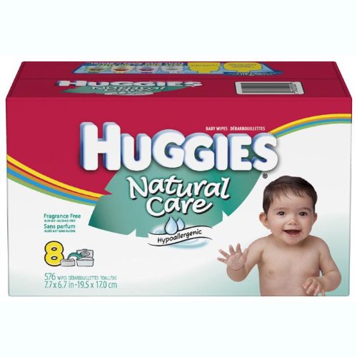 Huggies Natural Care Fragrance-Free Wipes- 576 ct. ( Baby Diaper Huggies ) รูปที่ 1