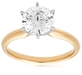 รูปย่อ Certified 14k White or Yellow Gold Round Diamond Solitaire Engagement Ring (2 ct, H-I Color, SI2-I1 Clarity) ( Amazon.com Collection ring ) รูปที่1