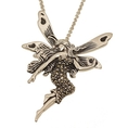Fairy Pin Pendant with Genuine Marcasite ( Glamour Rings pendant )