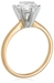 รูปย่อ Certified 14k White or Yellow Gold Round Diamond Solitaire Engagement Ring (2 ct, H-I Color, SI2-I1 Clarity) ( Amazon.com Collection ring ) รูปที่2