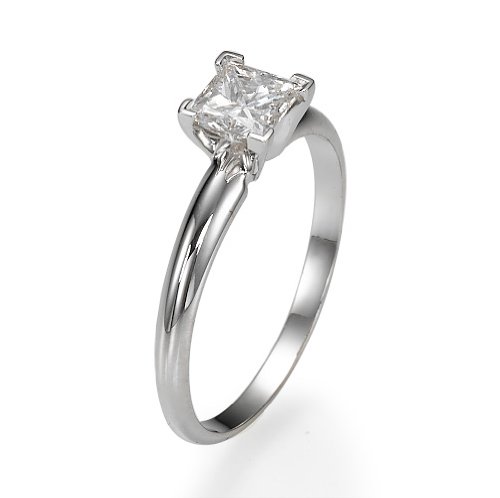 0.40Ct Certified Diamond Engagement Ring on 18k Y.Gold ( Diamonds Boulevard ring ) รูปที่ 5
