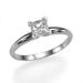 รูปย่อ 0.40Ct Certified Diamond Engagement Ring on 18k Y.Gold ( Diamonds Boulevard ring ) รูปที่1