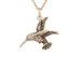 รูปย่อ Hummingbird in Flight Pendant with Genuine Marcasite ( Glamour Rings pendant ) รูปที่1
