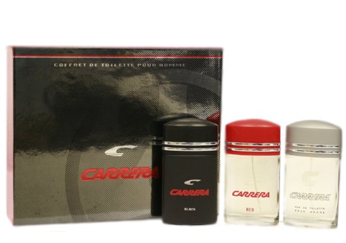 Carrera Collection By Carrera For Men Gift Set (Eau De Toilette Spray 3.4-Ounce of Carrera Classic + Carrera Red + Carrera Black) ( Men's Fragance Set) รูปที่ 1