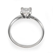 รูปย่อ 0.40Ct Certified Diamond Engagement Ring on 18k Y.Gold ( Diamonds Boulevard ring ) รูปที่2
