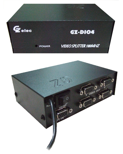 Video Splitter ตัวนำสัญญาณภาพจากหน้าจอคอมที่ 1 แสดงผลออกอีก 4 หน้าจอ เหมาะสำหรับร้านเกมส์ ร้านวิดีโอ ฯลฯ รูปที่ 3