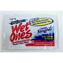 Wet Ones Singles Antibacterial Cleansing Wipes, Fresh Scent, 144 Count ( Baby Diaper Wet Ones ) รูปที่ 1