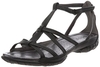 รูปย่อ ECCO Women's Groove Gladiator Ankle-Strap Sandal,Black,35 EU/4-4.5 M US ( ECCO ankle strap ) รูปที่1
