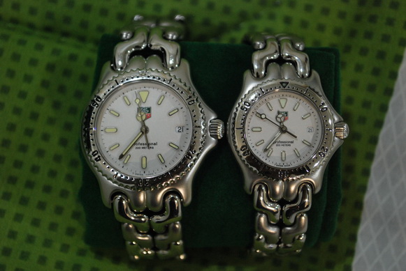 ขายนาฬิกา Tag Heuer ลายก้างปลา มี 2 เรือน Boy Size/Lady Size ของแท้100%ครับ รูปที่ 1