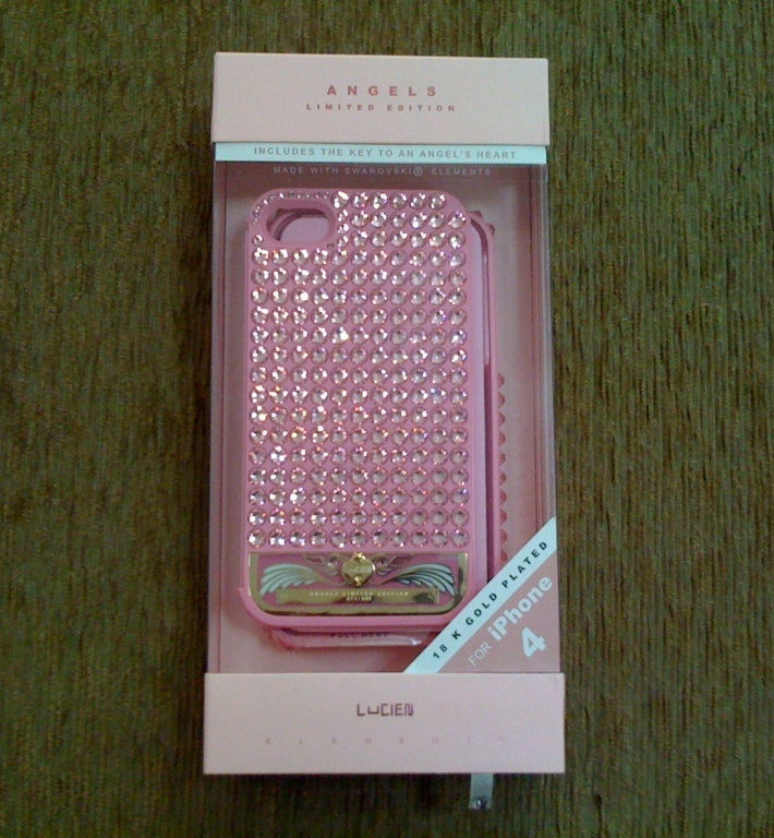 ❤❤New!!Swarovski เคส Lucien iPhone4 Angels Limited Edition สีชมพู หวานๆวิ๊งๆ ราคาพิเศษค่ะ❤❤ รูปที่ 1
