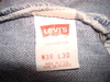 รูปย่อ กางเกงยีนส์ ลีวายส์501 ของแท้ มือสอง เอว 37 ยาว 28 made in usa รูปที่6