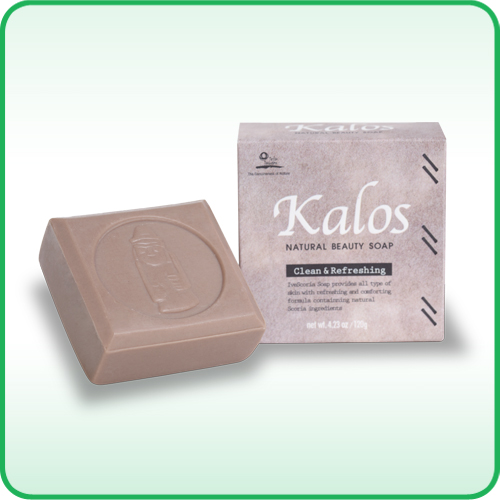Kalos Scoria Soap - สบู่ล้างหน้า กาลอส รักษาสิวแห้งภายใน 7 วัน รูปที่ 1