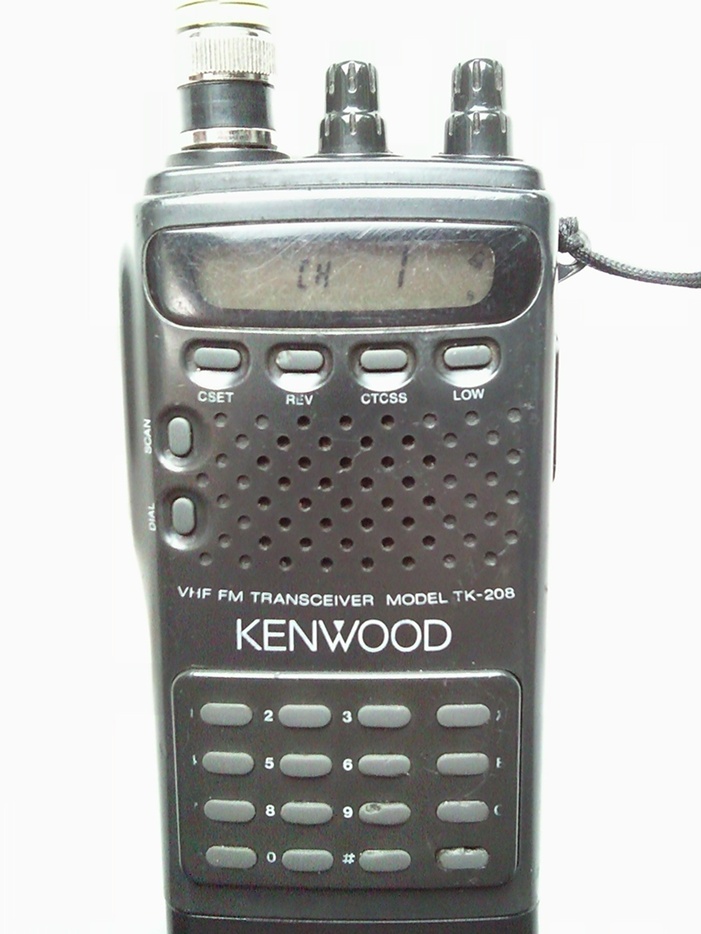 ขาย Kenwood TK-208 ของแท้ สภาพดี เครื่องใช้งานได้ปกติ ขายราคาถูกมาก 1,350 บาท (มีรูปจริง) รูปที่ 1