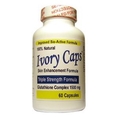 Ivory Caps 1500 mg Glutaเม็ดแบบกระปุกที่ดีที่สุดจากอเมริกา 60 capsules อย.อเมริกา