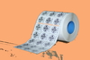 รูปย่อ Micro label ไมโคร ลาเบล Sticker barcode ribbon thermal transfer ribbon wax resin สำหรับเครื่องพิมพ์บาร์โค้ดทุกชนิด รูปที่2