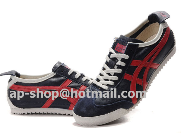 รองเท้า Onitsuka Tiger รุ่น nippon สีกรมท่าคาดสีแดง รูปที่ 1