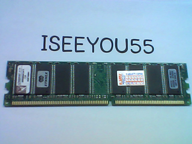 RAM DDR1 1GB PC3200 BUS400 KINGSTON สภาพพร้อมใช้งาน 730 รวมส่ง รูปที่ 1