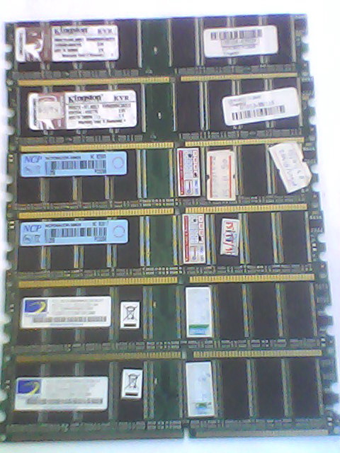 RAM DDR1 512MB PC3200 BUS400 (PC) มี 6 แถวๆละ 340 บาท รวมส่ง รูปที่ 1