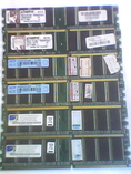 RAM DDR1 512MB PC3200 BUS400 (PC) มี 6 แถวๆละ 340 บาท รวมส่ง