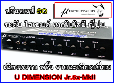 ผู้ที่มีปัญหาใส่ปรีแล้วมีเสียงซ่า U DIMENSION ปรีเสียงระดับไฮเอนด์ช่วยคุณได้ รูปที่ 1