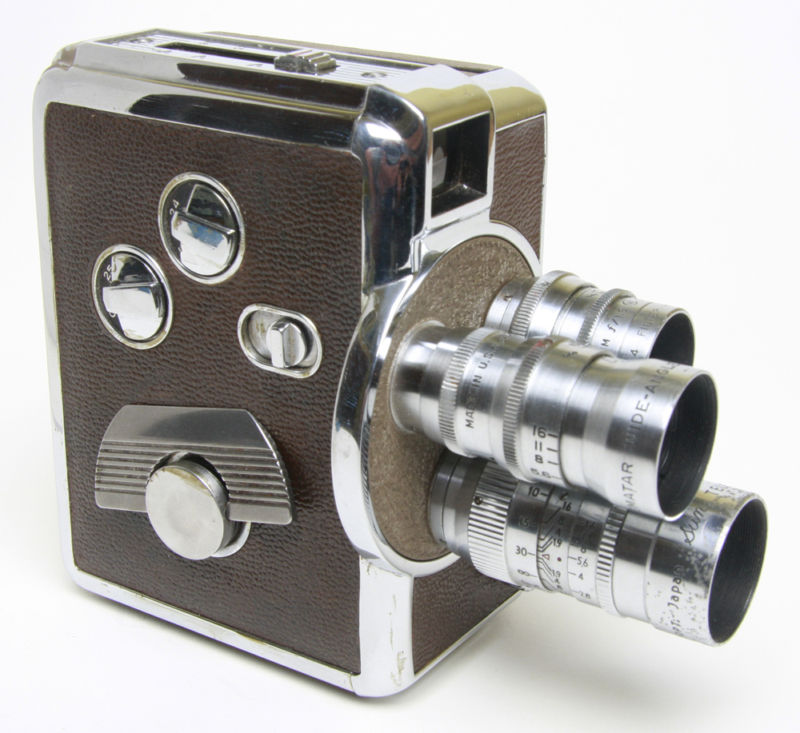 Vintage Revere 8 8mm 3 Lens Cine Movie Camera - SPECIAL รูปที่ 1