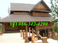 รับออกแบบ-สร้างบ้านทรงไทย ซุ้มไม้ ศาลาไม้ รีสอร์ท บ้านไม้ เรือนไทย