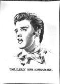 Poster Elvis Pressley Sep.'1989 / ภาพโปสเตอร์ 