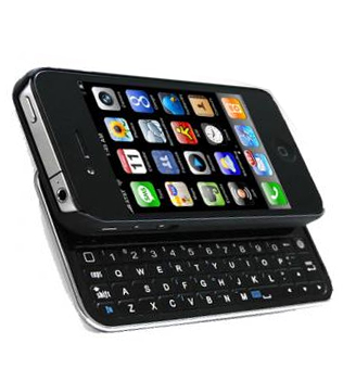 Case Iphone4 Sliding Bluetooth Keyboard รูปที่ 1