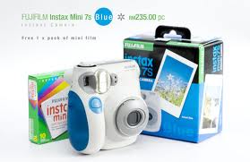 กล้องโพลารอยด์ Fuji Instax Mini 7s (Blue) รูปที่ 1