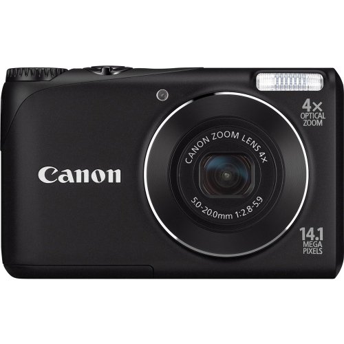 Lowest PriceCanon Powershot A2200 14.1 MP Digital Camera with 4x Optical Zoom Black รูปที่ 1