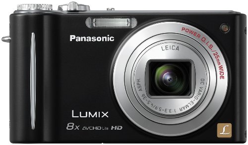 Best Price Panasonic Lumix DMC-ZR3 14.1 MP Digital Camera with 8x Optical Image Stabilized Zoom and 2.7-Inch LCD Black  รูปที่ 1