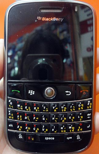 ขาย BlackBerry 9000 ราคา 6,500 บาท มือสอง สีดำ สภาพ 95 รูปที่ 1