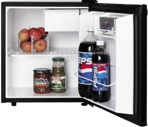 Lowest Price GE Spacemaker GMR02BAN 1.7 cu. ft. Compact Refrigerator with Manual Defrost Recessed Handles รูปที่ 1