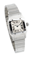 Lowest Price Cartier Women s W20056D6 Santos Stainless Steel Watch