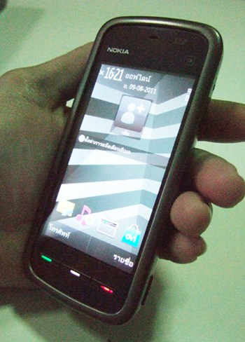 Nokia 5233 + Mem 2 GB สีดำ สภาพนางฟ้า อุปกรณ์ครบยกกล่อง เดิมๆ จากศูนย์ รูปที่ 7