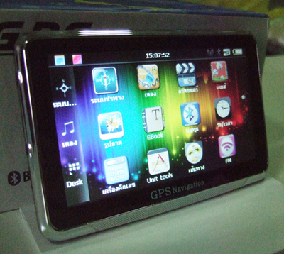 GPS ระบบนำทาง ใช้ติดในรถฯ นำทางแม่นยำ + เมม 4 กิ๊ก ดูหนังได้ ฟังเพลงได้ มีบลูทูธเล่นเน็ตได้ หน้าจอใหญ่มากภาพสวยงาม 5