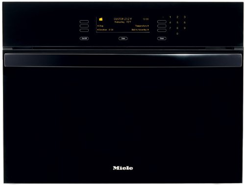 Lowest Price Miele DG4082BL 24 Steam Oven with Convection Steam Cooking - Black รูปที่ 1