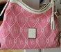 รูปย่อ ++++ กระเป๋า Dooney & Bourke สีชมพูขาวสวยมาก ๆของแท้นำเข้า USA น่าใช่ค่ะ +++ รูปที่4