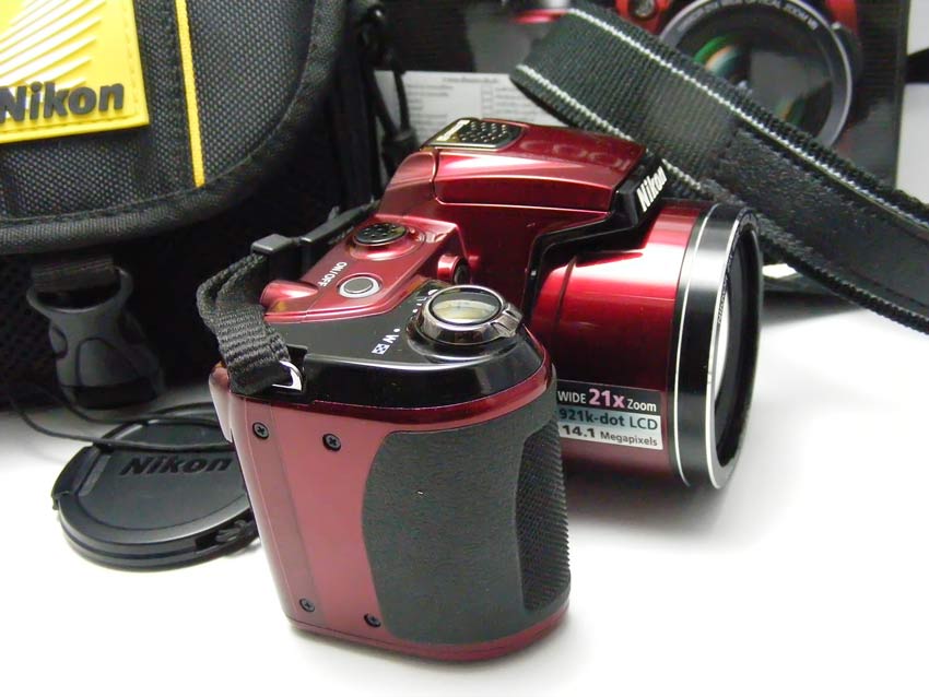 ขายกล้อง NiKon COOLPiX L120 14 ล้านกว่าPixel สีแดง + mem 4 GB กระเป๋า กล่องอุปกรณ์เดิมครบ ใช้มา2เดือนเหลือประกันสภาพ 95% รูปที่ 1