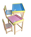 รูปย่อ ขายโต๊ะ เก้าอี้ เฟอร์นิเจอร์สำหรับเด็ก ทำจากไม้ยางพารา ใช้สีปลอดสาร รูปที่3