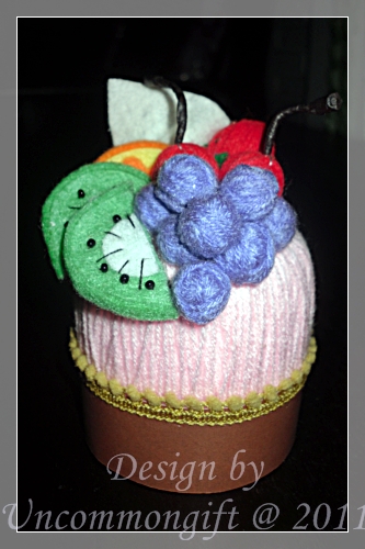ขายเค้กไหมพรม handmade รูปที่ 4