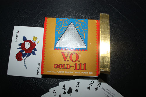 ขายไพ่ป๊อกขอบทองแบบมาตรฐานครับ Luky 555 V.O.GOLD 111 999 รูปที่ 3